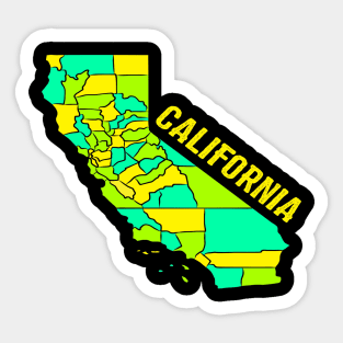 USA state: California Sticker